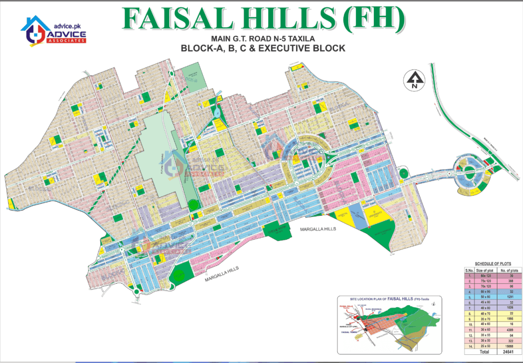 Faisal Hills Map