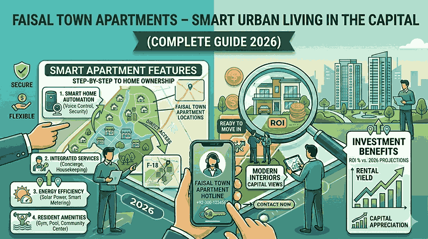 Faisal Town Apartments – Smart Urban Living in the Capital (Complete Guide 2026)