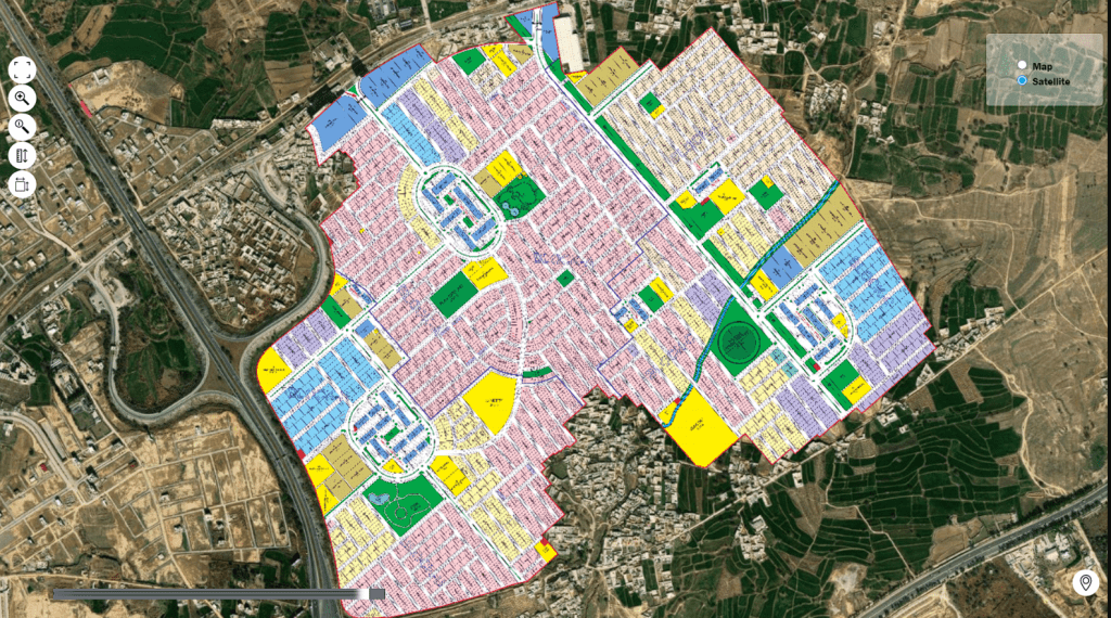faisal town islamabad map