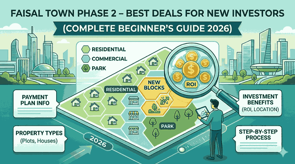 Faisal Town Phase 2 – Best Deals for New Investors (Complete Beginner’s Guide 2026)