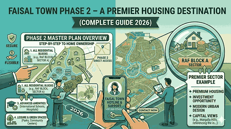 Faisal Town Phase 2 – A Premier Housing Destination (Complete Guide 2026)