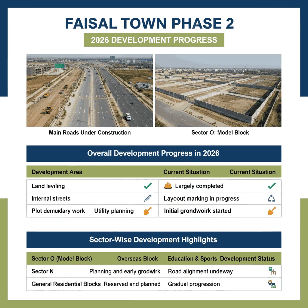 Faisal Town Phase 2 Latest Updates 2026 – Development Status, Prices & Legal Progress photo