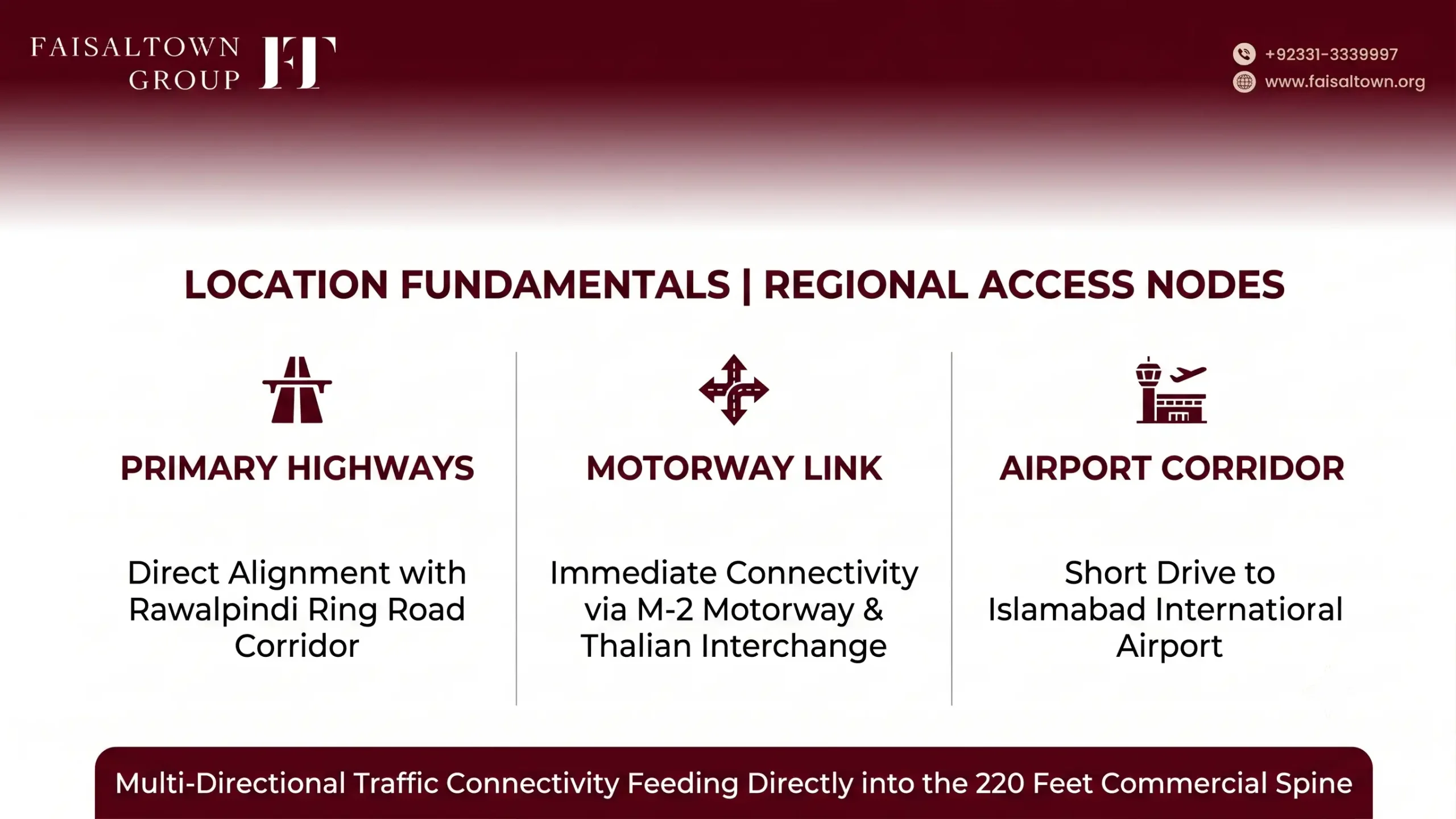 Faisal Town Phase 2 220 Feet Main Boulevard Commercial District image 4