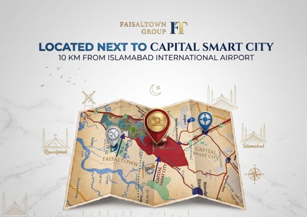 Faisala-Town-phase-2-Sector-J-Location