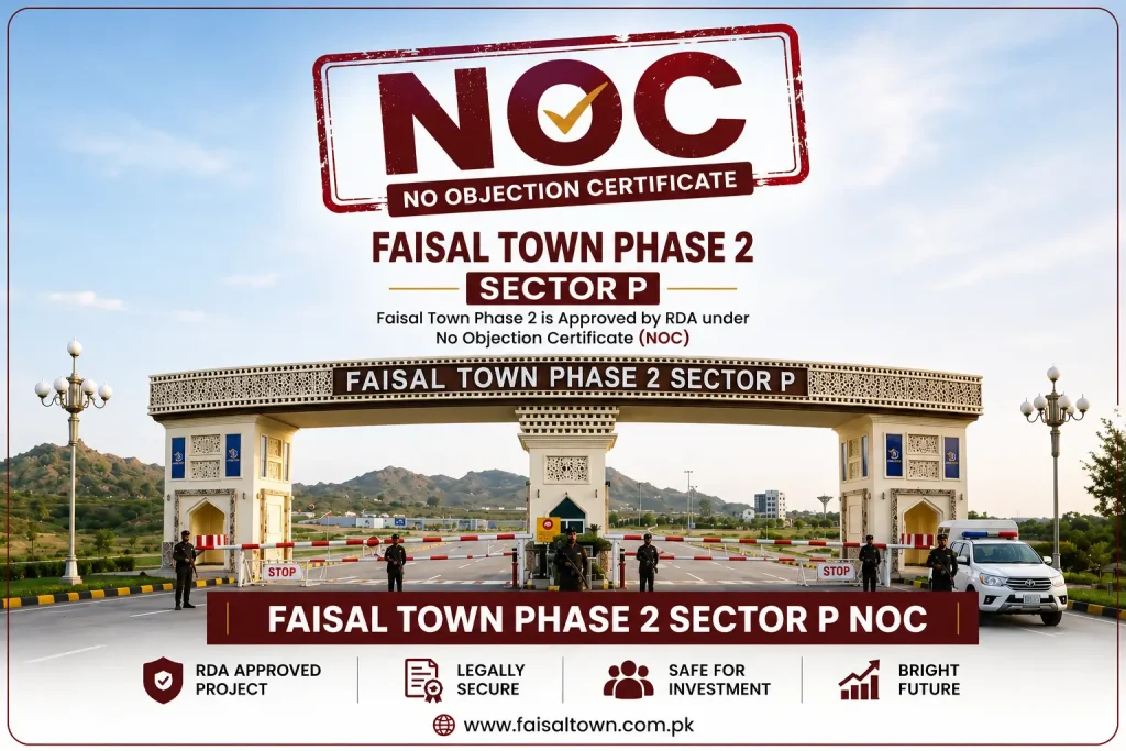 Faisal Town Phase 2 Sector P NOC & Legal Status